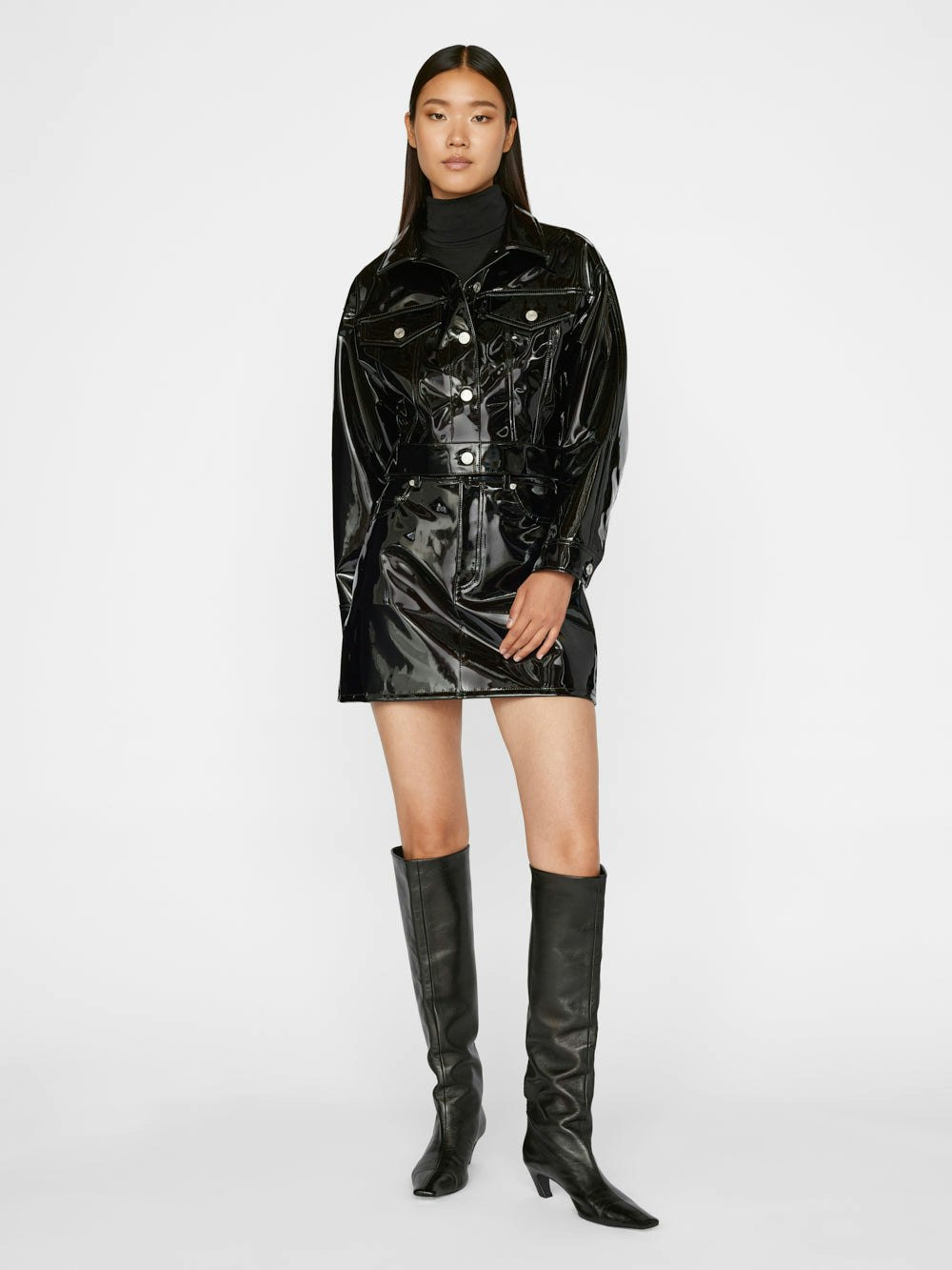 skirt with jacket view
